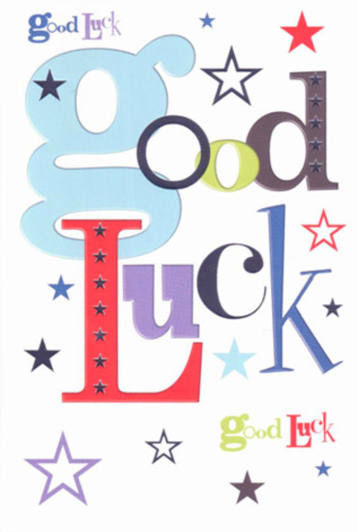 There is a magnetic vibrancy to this Hackney Wick-inspired good luck card, a visual celebration that brings together the area's bold artistry with sincere well-wishing. 'Good Luck' is spelled out prominently in an exuberant mix of colours: broad swaths of sky blue, slim bands of onyx, lively strokes of red, and moss green punctuated by scattered, sparkling stars. Each element is precise yet playful, conjuring the buzz of anticipation at Hackney Wick's lively street corners or the excitement of a Saturday market by Here East. The open white space of the card lets each burst of colour truly shine, while the overall composition catches the light as if reflecting the Thames on a bright day. The smooth, high-quality card stock not only pleases the touch but also feels like holding a subtle talisman-something crafted with care and belief. Much like a bouquet designed with local wildflowers for a friend about to start a new journey, this card encapsulates hope, unity, and creative encouragement. It's perfectly suited to cheer on a loved one launching an ambitious project or facing new horizons in Hackney Wick's vibrant landscape.